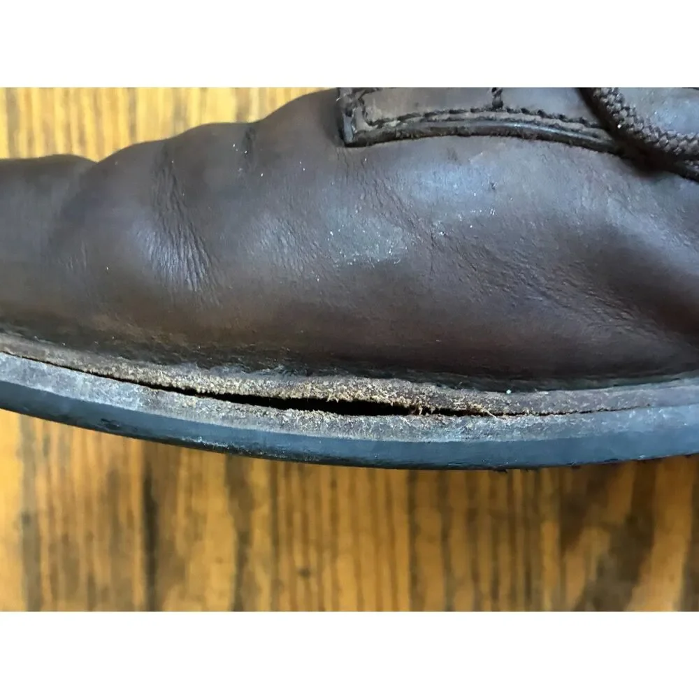 Thursday Boot Company Brown President Dark Leather Lace Up Boots  Mens Size 9.5